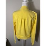 Lilly Pulitzer  Preppy Golf Cotton Yellow Zip Up Jacket Size Small Photo 4