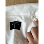 T Tahari T. Tahari Women's Bright White Sleeve Open Front Blazer Size Small 2130 Photo 3