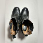 Bølo Women’s Black Leather Ring Harness Block Heel Ankle Boots Y2k Goth Size 8 Photo 12