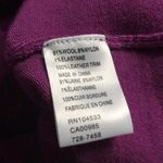 Nanette Lepore  Purple Wool Leather Trim Dress Photo 2