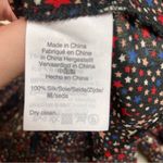 Madewell  Silk Ruffle-Hem Wrap Top in Starry Night Size Extra Small Photo 6