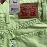 Levi's Strauss Women’s Notch High Waisted Mom Shorts Daiquiri Green Size 26 Photo 8