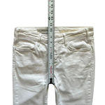 Anthropologie Exclusive Pilcro Classic White Script High-Rise Crop Flares size26 Photo 5