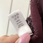 Loft  NWT Maroon Flecked Knit Jogger Skirt Preppy Academia Winter Cozy Cabincore Photo 6