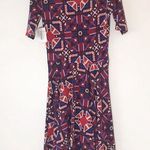 LuLaRoe  Nicole Dress Women’s Size Medium Jewel Tones New With Tags Classic Style Photo 1