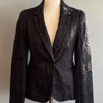 Dana Buchman  Black Textured Blazer Photo 0
