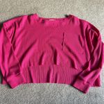 Altar'd State Pink  long sleeve crop top Photo 0