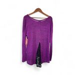 Arizona Jeans Arizona Jean Company Vibrant Purple Knit Scarf Photo 1