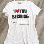 ZARA “I Love You” Logo Silky Soft Top Size M Photo 0