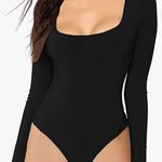 Mangdiup Women's Scoop Neck Short Sleeve Long Sleeve T Shirts Basic Bodysuits Jumpsuits Photo 0