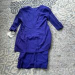 Vintage Tina Barrie Blazer Dress Royal Blue 15/16 Photo 8