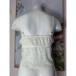 Aerie  Cream Lace Triangle Wireless Longline Bralette Bra Size XXL Photo 6