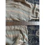 Soft Surroundings Tunic Top Stripe Green Cotton Pullover Size Large Beach Resort Photo 5