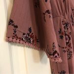 Lila Rose Lily Rose Floral V-neck Pink Lined Dress Size XS Photo 4