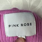 Pink Rose NWOT Lavender Ribbed Sweater Size Small Photo 3