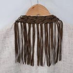 Boston Proper Boston Proper Southwest Boho Festival Jacket Womens 12 Cream Cotton Pockets Photo 7