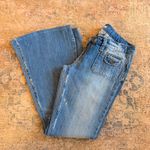 Lucky Brand  NWOT Distressed Flare Jeans with Pocket and Button Detail Photo 3