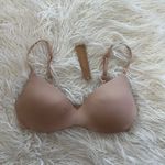 SKIMS Wireless Form Pushup Plunge Bra Clay Size 32C Photo 1