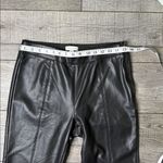 Topshop Shiny Black Leather Look Pants Photo 8