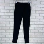 Theory  Yoke Bi Stretch Leggings in Black Size S Photo 5