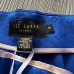 Ted Baker Zettah Culottes Womens US 8 Pleated Pants Cropped Blue Photo 2