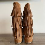 Makalu Nalani Tall 3 Tier Leather Fringe Women’s Boot Size 8 Photo 3