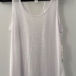 Balance Collection  White Heathered Mesh Tank Top Shirt Blouse Size Small S Yoga Photo 0