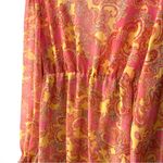 Simply Irresistible women’s flowy Y2K babydoll floral paisley blouse size XL Pink Photo 5