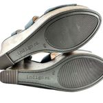 Indigo rd. | Blue Brown Criss Cross Open Toe Wedge Sandal - 7.5 Photo 7