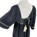 Free People  I'm The One Maxi Dress Black Small NWT Witchy Bohemian Gypsy Gauze Photo 9