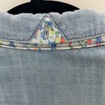Kookai Chambray Patchwork Button Up Top Medium Photo 4