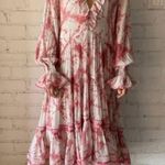 NWT Rococo Sand Ava Midi Dress in Rosewood Size Medium Pink Photo 0