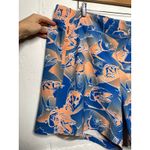 Columbia  PFG Womens Size 2X Shorts Blue Orange Floral Fish Photo 2