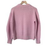 Everlane The Cocoon Crew Sweater in Alpaca Pink Ribbed Texture Size XS Photo 2