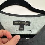 Banana Republic  Cotton Blend Romper Ramie Slate Short Photo 4