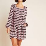 Anthropologie Maeve by  Adrienne Tunic Dress in Pink Black Size Extra Small‎ Photo 11