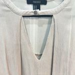 Forever 21 Oatmeal V-neck oversized tunic blouse with pockets size medium Photo 5