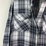 Sam Edelman 3for$30π Plaid High-Low Split Back Button Down Top XS Photo 4