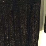 Guess Vintage Black sweater dress gold metallic thread Small S womens Photo 7