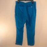 FIGS M Yola Scrub Aqua Blue Cargo Pants PO Color 1773 Green Size M Photo 6