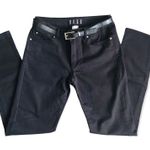 Elle Black Skinny Belted Jeans Photo 4