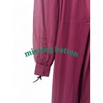 NWT Lulus | XS| My Whole Heart Burgundy Long Sleeve Wrap Dress Maxi Long New Red Photo 3