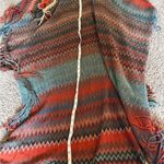 Woven Heart  Sweater size Large aztec Pattern Cotton Blend Photo 7