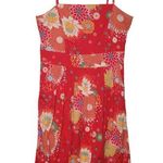 Halogen Women's Red White Yellow Orange Pink Green Blue Floral Sundress Size 6 Photo 0