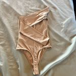 Show Me Your Mumu $92  Brinkley One Shoulder Bodysuit In Taupe Size XS Photo 10
