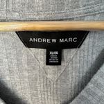 Andrew Marc Gray Soft V-Neck Ribbed Sweater Women's XL Knit Photo 3