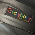 Vintage Boots Everybody by BZ‎ Moda Red Black Leather Patchwork Retro 40 US 10 Photo 9