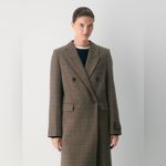 Aritzia NWT $325  The Constant™ Coat - (Re)ssential in Tyson Chk Brown/Taupe Photo 1