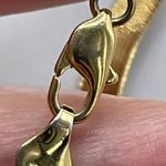 Vintage “Gold Shield “Wide herringbone flat bracelet. Gold Photo 3