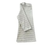 A New Day  Gray and White Stripped Boat Neck Womens Top SZ Large Photo 2